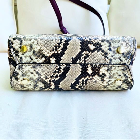 Kate Spade Fleur Embossed Small Top Handle Satchel - Picture 12 of 16